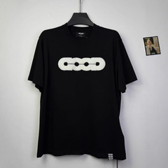 现货 GOODBRAND 地球提花湿毛巾绣圆领短袖T恤 男女同款