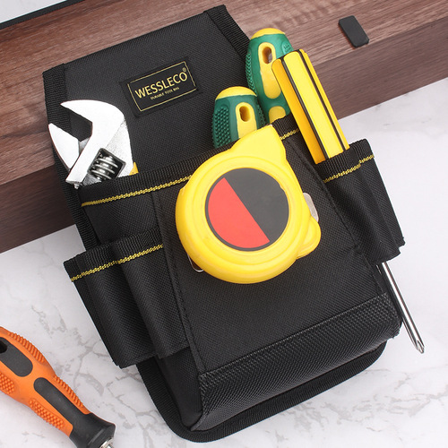 wessleco electrician bag multifunctional household electrician tool bag portable tool waist bag hardware tool bag