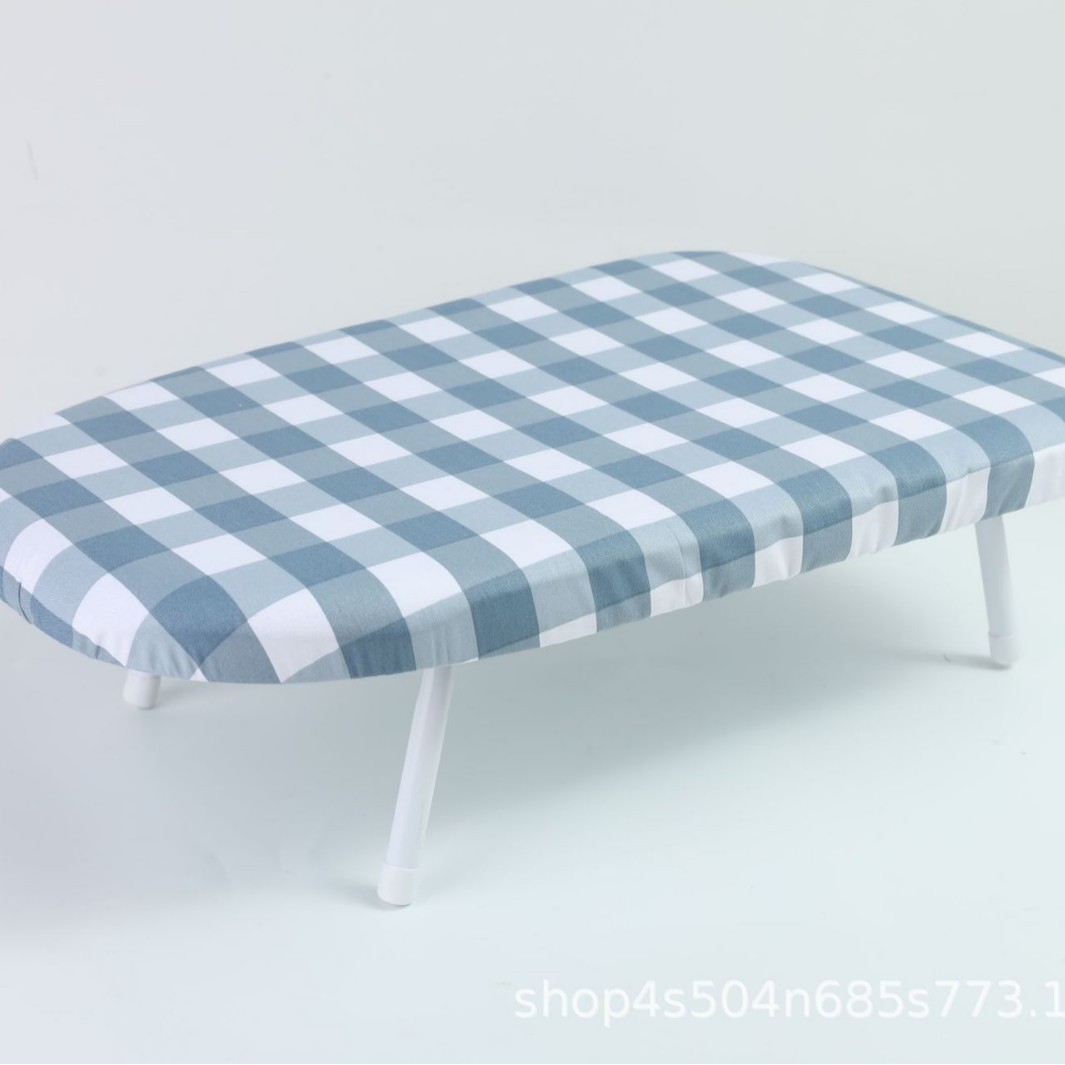 Hogar pequeña tabla de planchar de escritorio dormitorio plegable mini tabla de planchar multifuncional ajustable de alta temperatura portátil