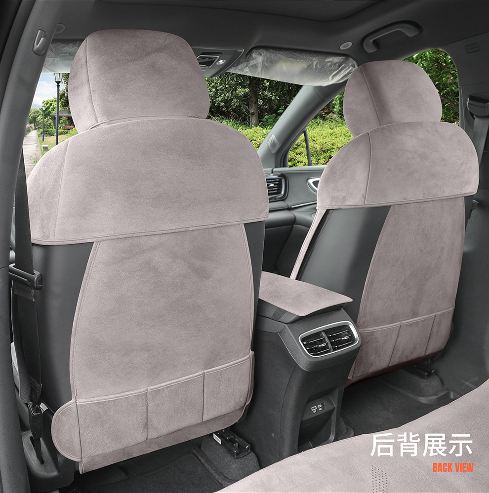 Byd Hiace 05Dmi Special Car Seat Cushion, Universal Seat Cover for All Seasons, Suede Leather Ventilated Saddle Cushion Seat Cover