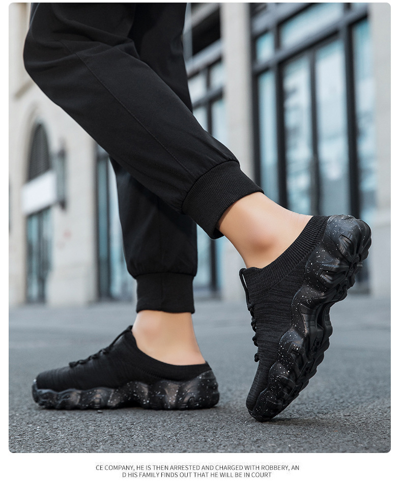 Summer Cross-border Large-size Versatile Fly-knit Breathable Lightweight Sports Casual Couples Outdoor Walking_vogvips.com