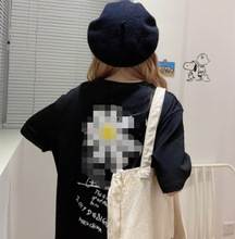 短袖t恤男宽松韩版潮流嘻哈ulzzang个性五分袖衣服hiphop原宿风bf