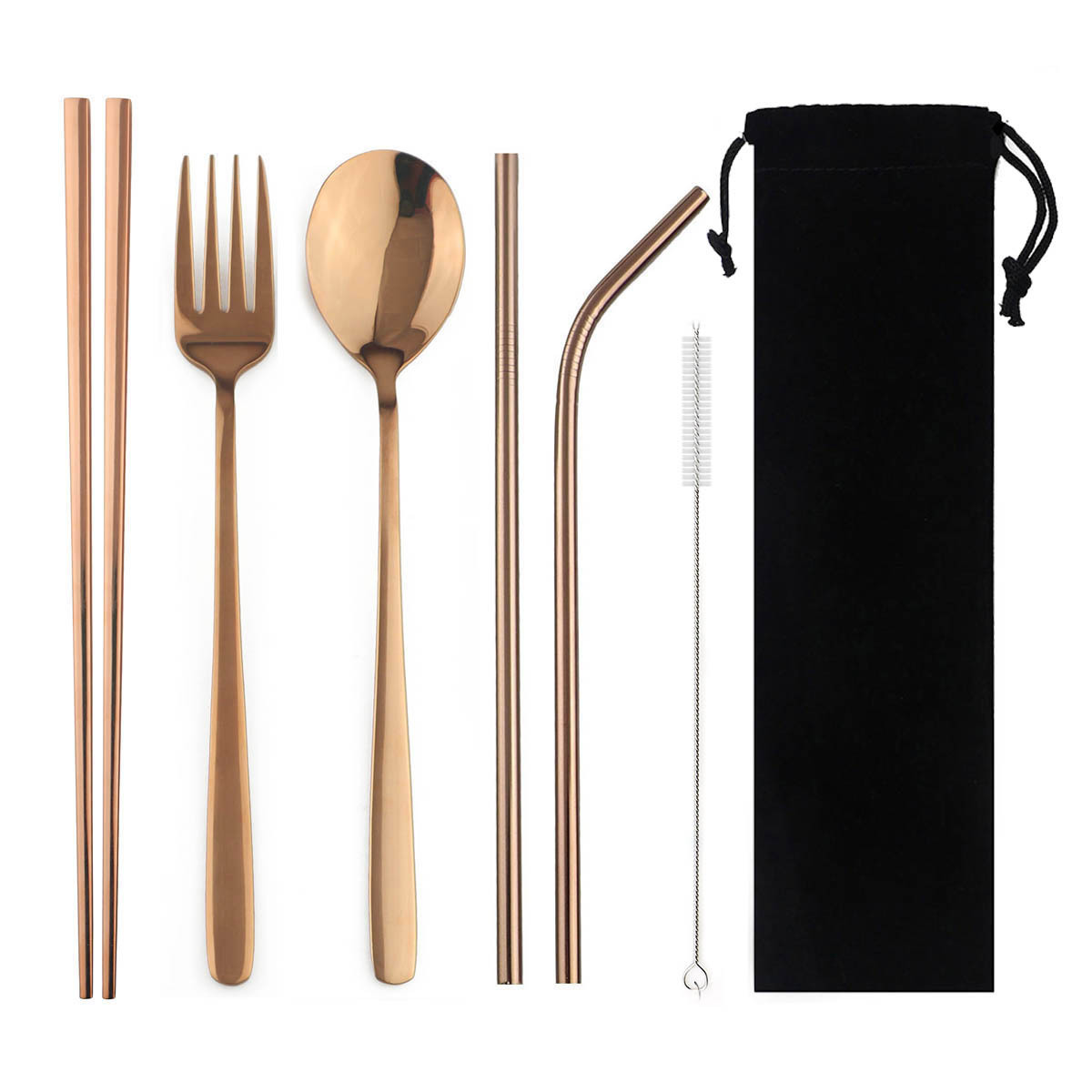 6-Piece-Portable-Rainbow-Dinne