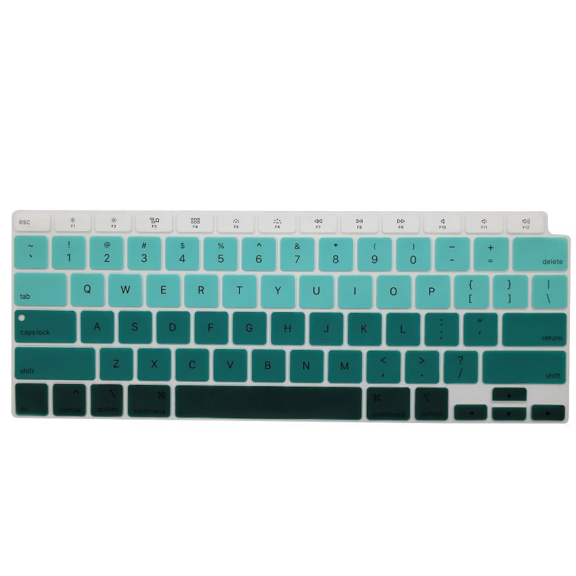 Apple Mac совместимая ультратонкая клавиатурная пленка для ноутбука, комплект 4 шт, градиент