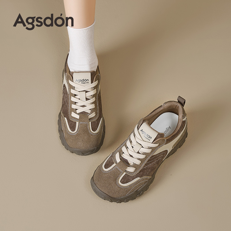 Zapatos de entrenamiento para mujeres 2025 nuevos zapatos deportivos casuales delgados de otoño Retro Gump