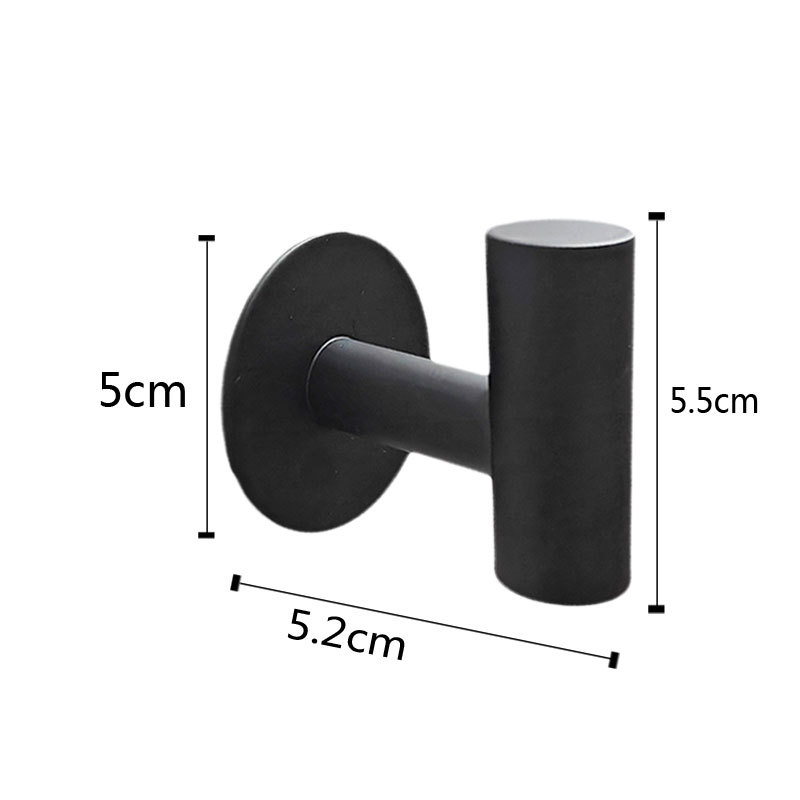 Gancho adhesivo de acero inoxidable para ropa y sombreros, sin perforación, fuerte, para baño y puerta