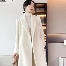 高级感（76%苏力绒）高端羊绒大衣批发女装加工衣服定制小批量
