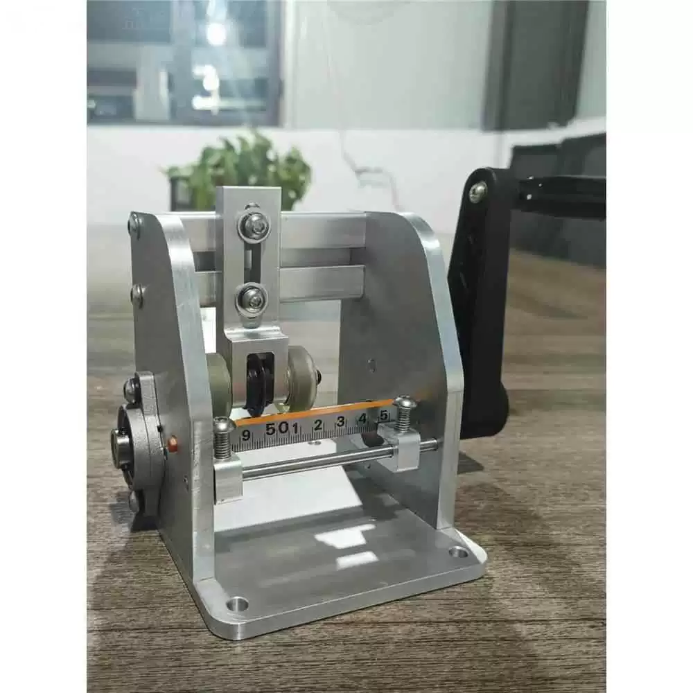 Мини-станок для оклейки кромок древесины с ручным приводом для резки кромочной ленты для тонких плит, того же цвета, разделенный на два резца, ручное складывание