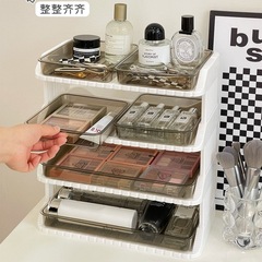 化粧品収納ボックス化粧台引き出し式多層棚寮オフィス多機能デスクトップ収納棚