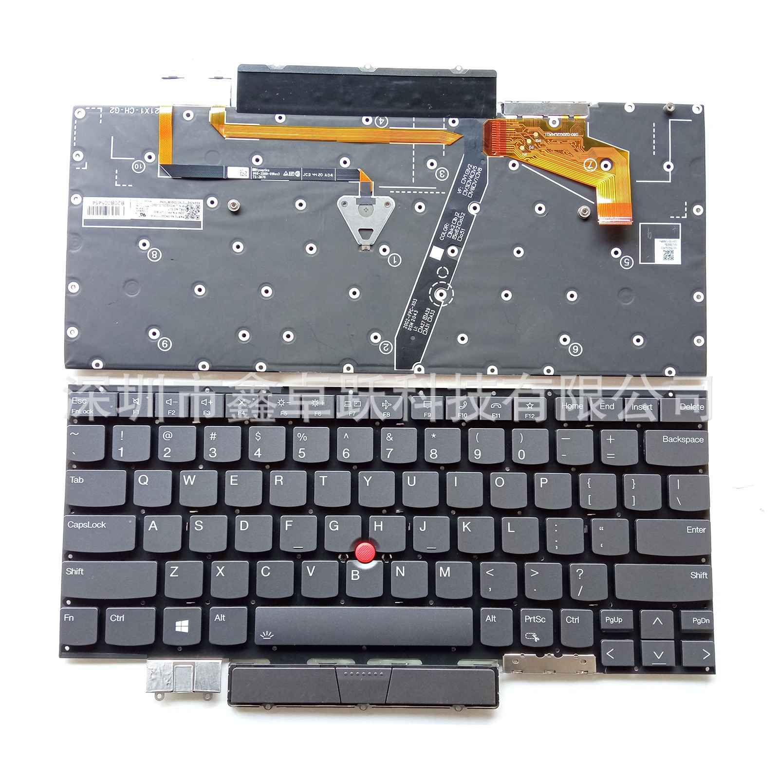 Lenovo, совместимая клавиатурная наклейка для ноутбука, ThinkPad X1, коллекция 2021