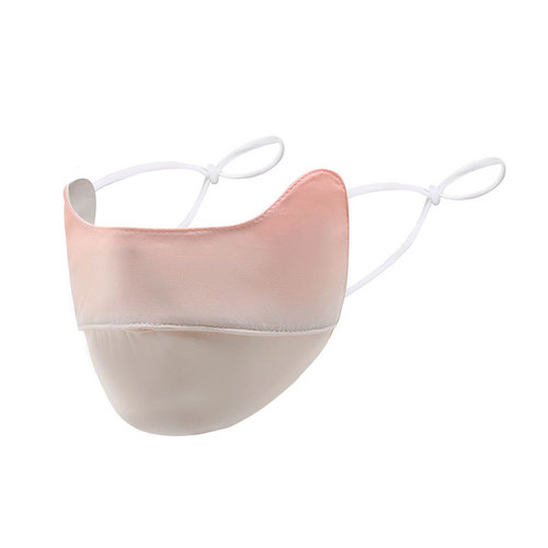 Sun protection eye corner women's summer D236 ice silk anti-UV breathable mask under banana sun protection