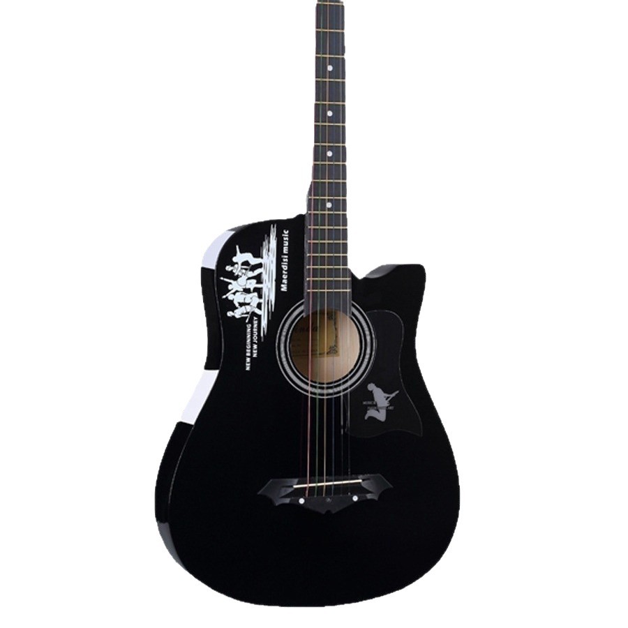 Free shipping for one piece, 38-inch 41-inch JIZHILIN folk acoustic guitar, beginner instrument that can be played to get started 5