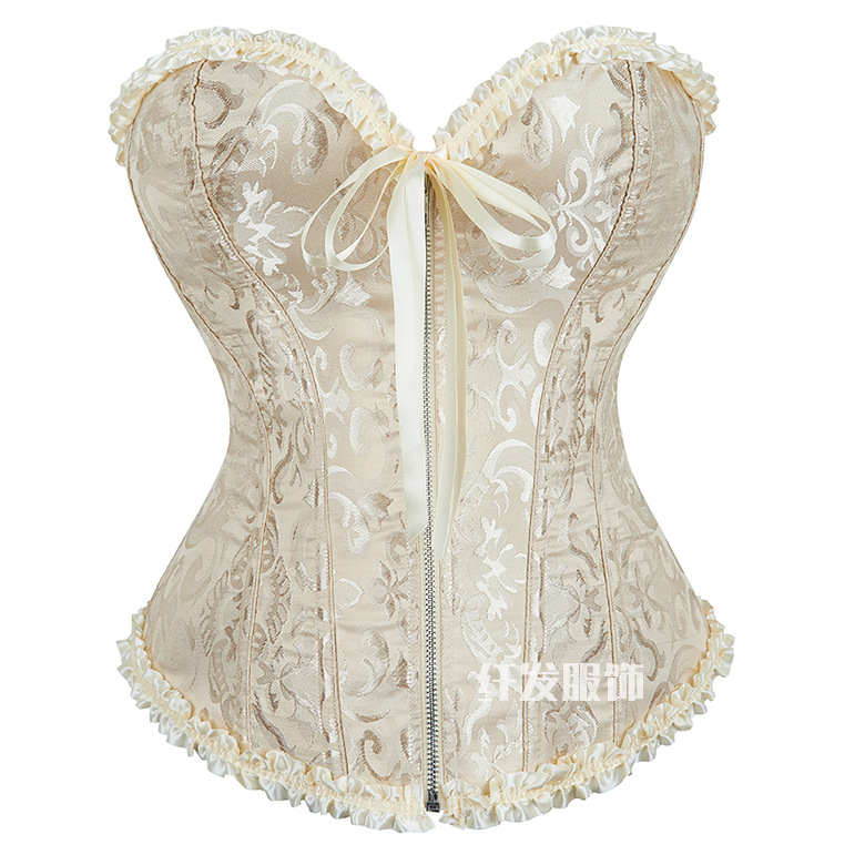Ropa interior de la boda suministro Comercio exterior vestido novia cremallera cintura chaleco corsé corte europeo y americano vientre contratación