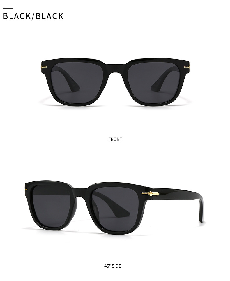 Square Polarised Sunglasses For Men And Women Large Frame Style_voghion.com