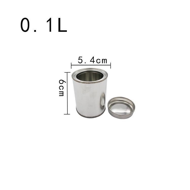 铁皮桶0.3L-20L带盖取样桶化工铁桶马口铁桶油漆桶沥青取样桶包邮|undefined