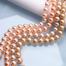 源头工厂仿施家海水珍珠半孔玻璃珠3-16mmDIY项链吊坠配件批发