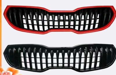 Zhongwang Grille Assembly Front Bumper Ventilation - modified-red-and-black-k3-kia-k3-2012-2015