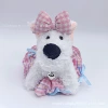 Pink plaid small fresh set style