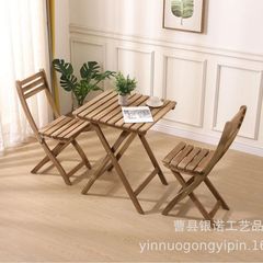 屋外のベランダのテーブルと椅子の庭の小さいテーブルの組み合わせは折りたたみます。