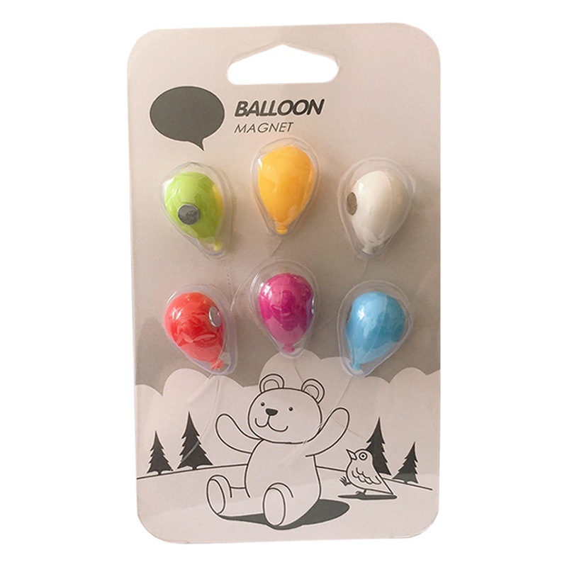 Zhenghui Creative Balloon Refrigerator Stickers Interesting Personalized Magnetic Stickers Cartoon Cute Magnets Magnetic Refrigerator Stay