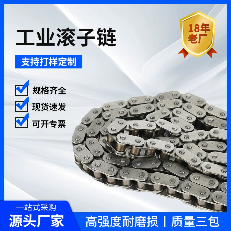 Производитель дробеструйной обработки 06B прецизионная роликовая цепь/Промышленный цепной привод с цепью с двойным шагом на складе оптом