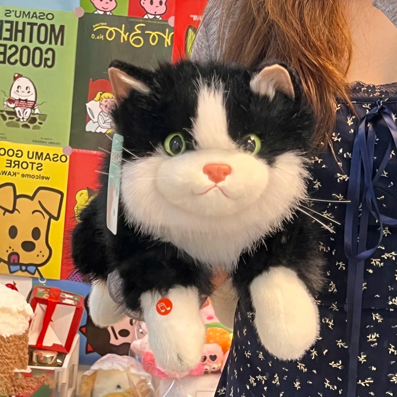 仿真布偶猫咪玩偶会叫毛绒玩具公仔睡觉抱枕安抚娃娃女生生日礼物|undefined