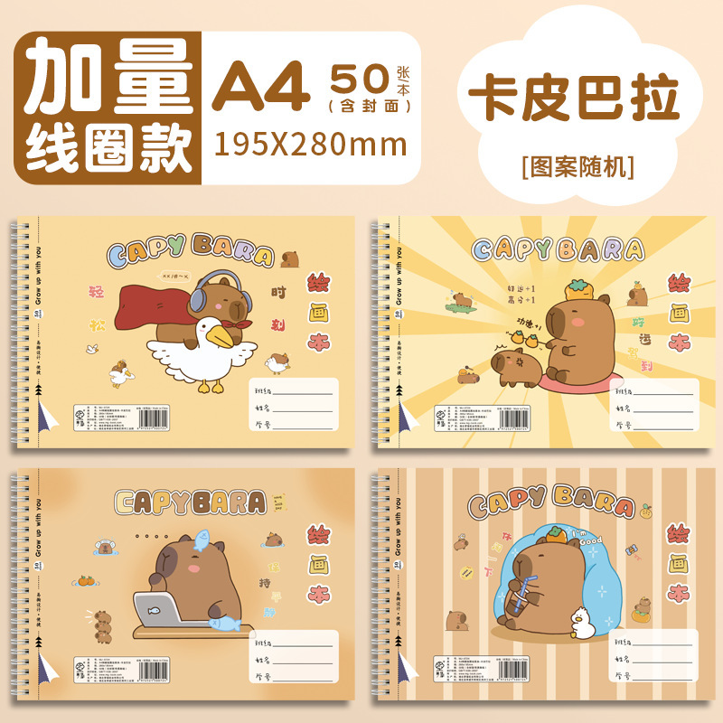 混批【图画本】梦瑾绘画本线圈，包背，骑马钉，各种A4素描|undefined