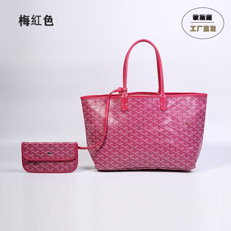 2023 nuevo perro diente bolsa de hombro portátil de lona de cuero bolsa de compras de gran capacidad carta de Las Mujeres cesta de verduras bolsa