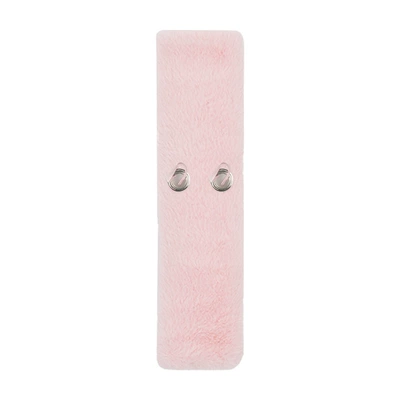 Removable Doll Decoration Kidsren's Car | Seat belt shoulder pad - rabbit-fur-powder-with-holes
