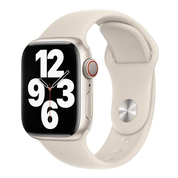 xDfind correa deportiva de silicona de color sólido para Apple Watch 42mm / 41mm / 40mm / 38mm / App