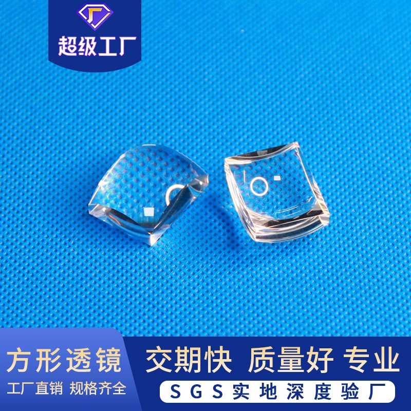 Производитель квадратных выпуклых линз оптический элемент Оптическое стекло K9 плоская выпуклая линза конденсаторная проекция голографическая оптическая линза
