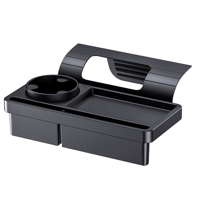 Car Multifunctional Mobile Phone Storage Box Car Key Storage Car Window Door Side Debris Water Cup Holder Car Window Storage Rack (Car cup holder/beverage holder) - black-2581938cm