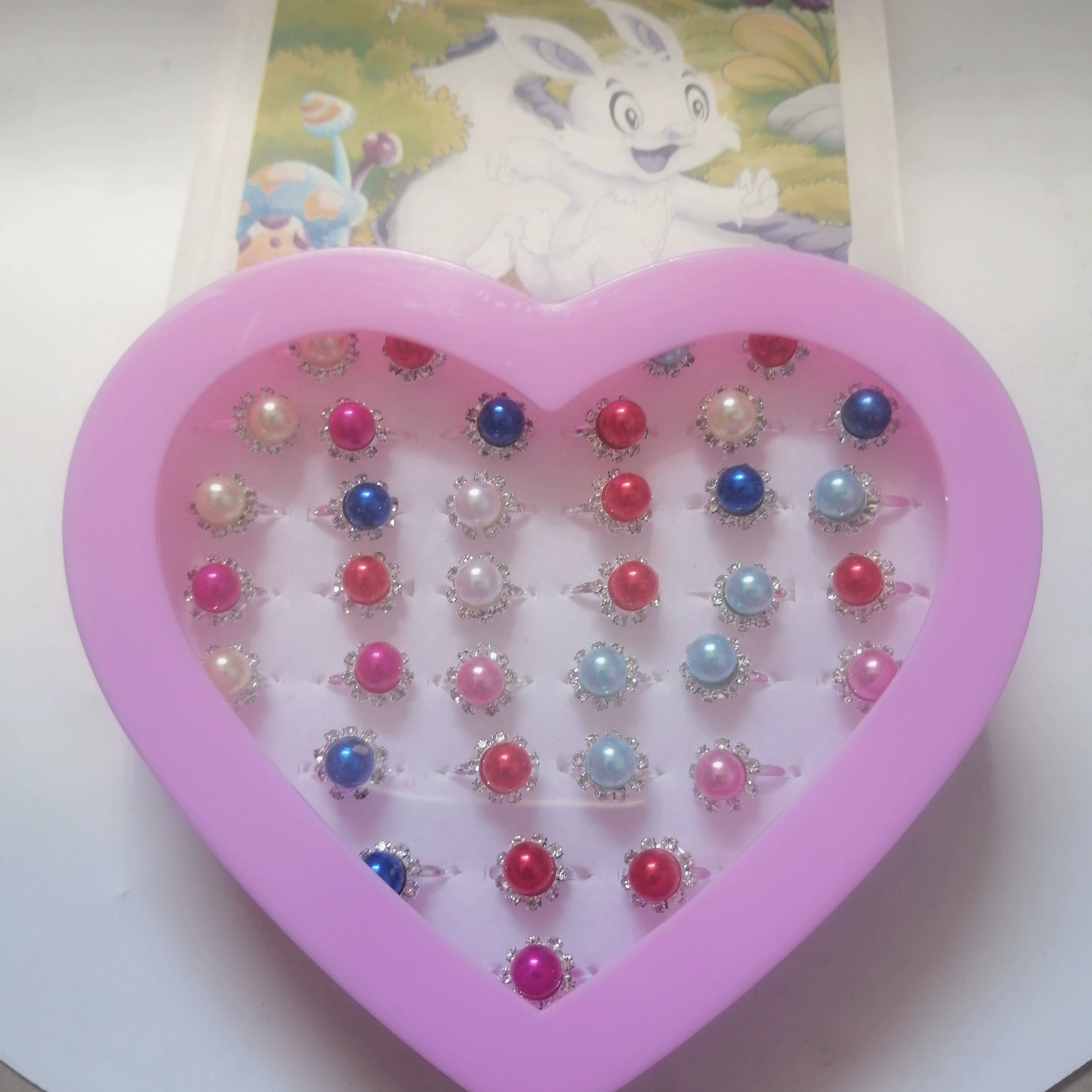 Children's ring, cute adjustable set, 36