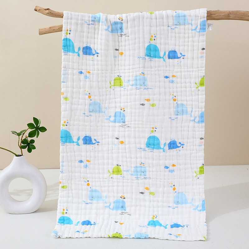50*100cm extra-wide and extra-long pure cotton six-layer gauze large towel for adults, sports, bathing, and baby use 50*100cm extra-wide and extra-long pure cotton six-layer gauze large towel for adults, sports, bathing, and baby use