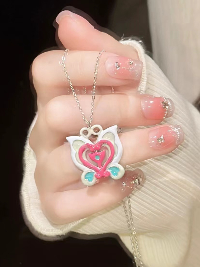 Dopamine Jewelry Balala Little Magic Fairy Transformation Magic Wand Necklace Gentle Temperament Girly Simple Clavicle Chain for Women