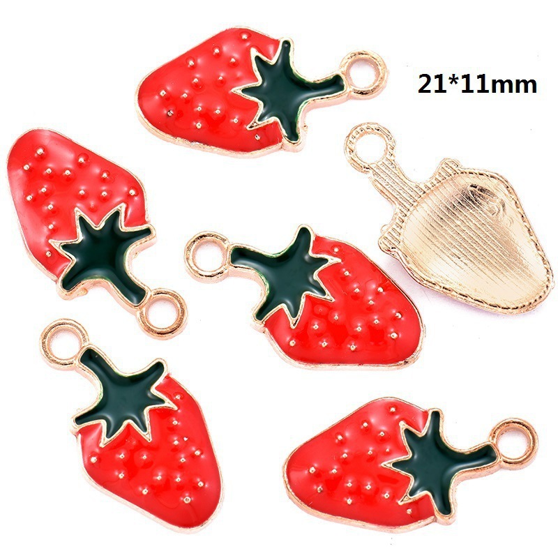 合金 DIY ジュエリーアクセサリーオイルドリップ果物と野菜ペンダントネックレスペンダントイヤリングアクセサリー W207|undefined