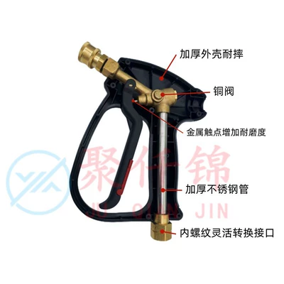 High pressure car wash water gun: insertion nozzle high-pressure cleaning water gun