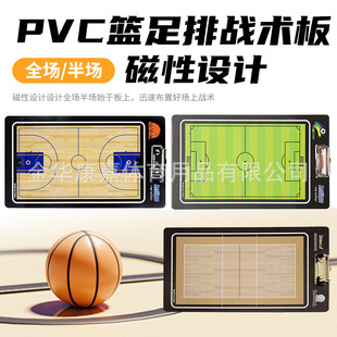 pvc Portable Football Tactical Board Basketball Training Combat Board Magnetic Erasable Foldableing Game Training Tactical Board