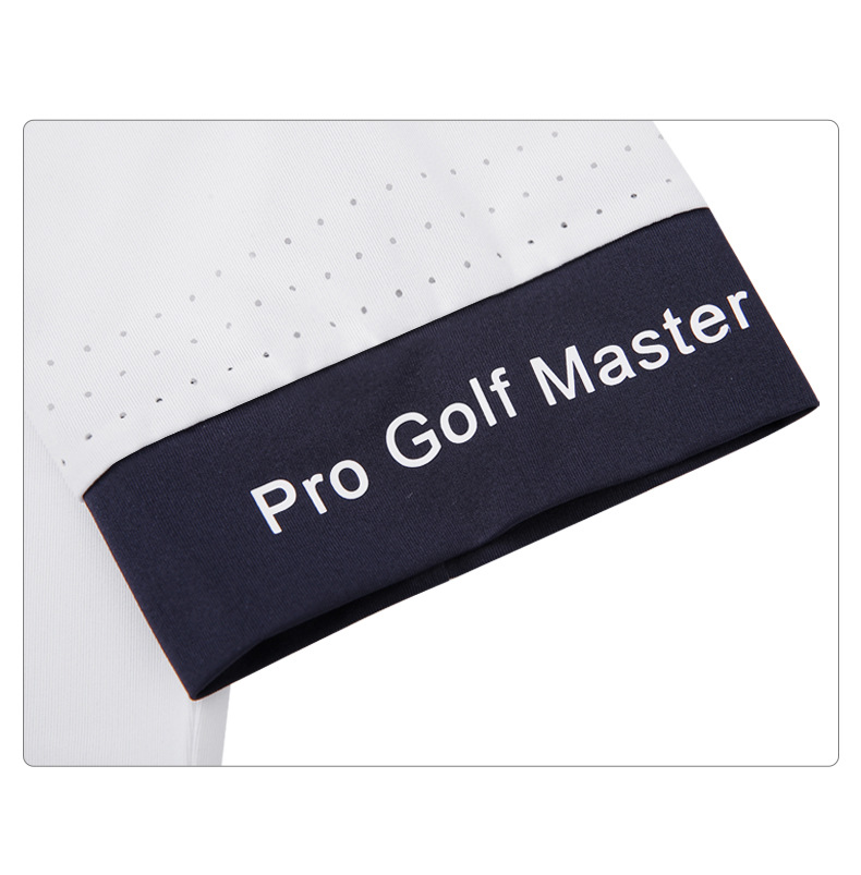 Áo thun nữ golf PGM tay ngắn phối màu thoáng khí — YF564-Áo màu trắng, YF564-Áo màu đen, KUZ149-Quần màu xanh nước biển, KUZ149-Quần Trắng chi tiết 16