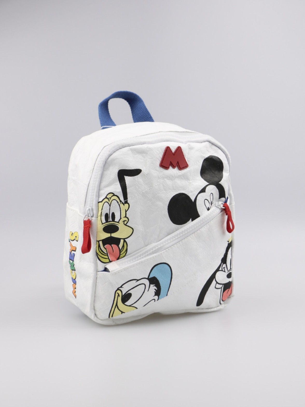Ligero DuPont papel ocasional de los niños dibujos animados impreso blanco mochila Kindergarten