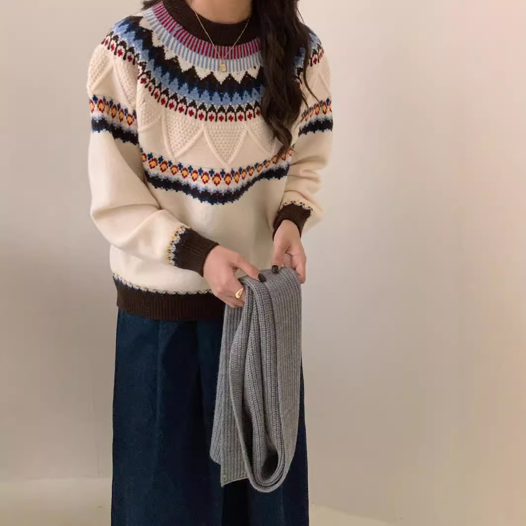 24 invierno Puyuan 2024 nuevo otoño invierno engrosado perezoso viento pequeño dentro de la camiseta de base