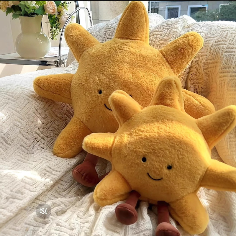 インスタ映えする太陽の形の枕、ソファ、リビングルーム用枕、月の形の枕、窓辺、畳用クッション、女性用ぬいぐるみ|undefined