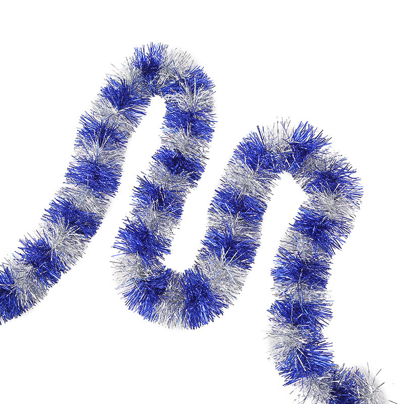 Navidad colorido raya lana raya Garland bar escuela kindergarten atmósfera diseño partido apoyos decoración del árbol de Navidad