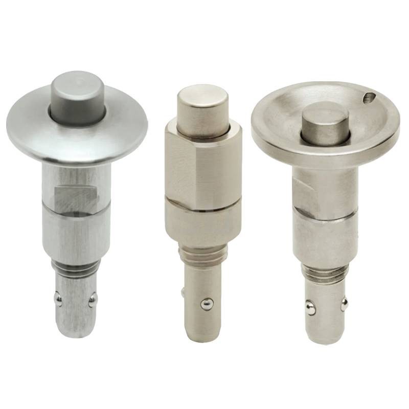 手锁式按钮型快速锁紧固定器装置QCBU/QCBUS 0608-10 1012 16-SUS