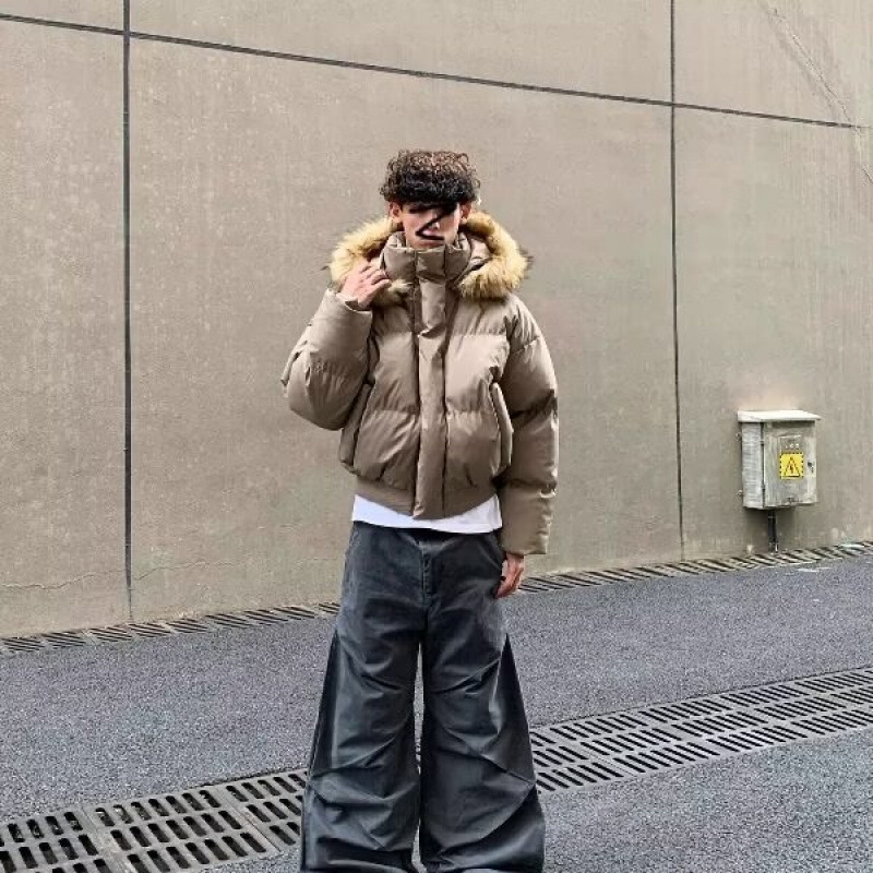 Men's Clothing New Winter Cotton Padded Jacket For Boys Thick Warm Puffer Jacket Sports Casual Trendy Brand Handsome Jacket_voghion.com