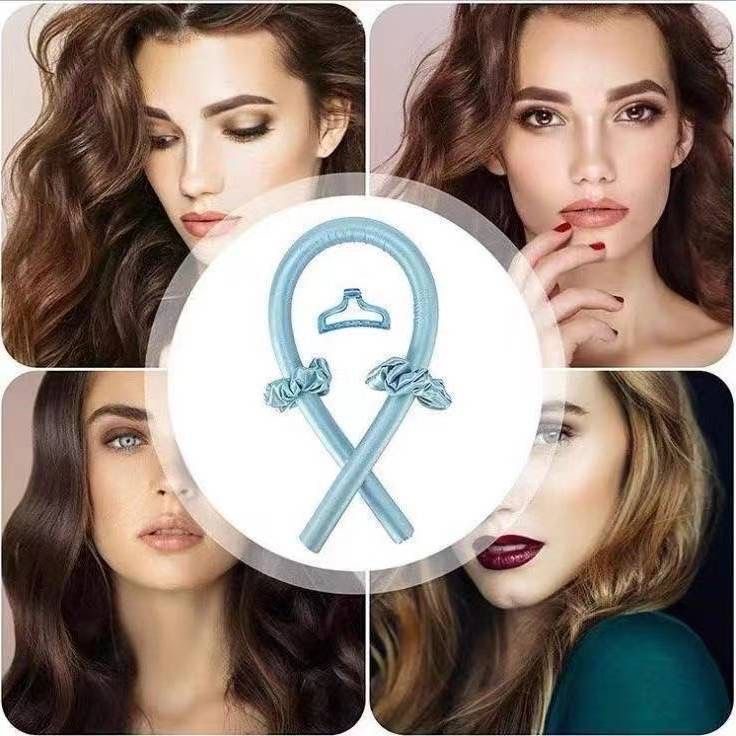 Dormir rizos magia de cabello para mujeres rizos grandes ondas sin quemar estilo para dormir perezosos no dañar el cabello espuma rizos varilla