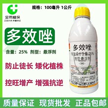 25%多效唑桃树水稻蔬菜多肉控旺控稍矮壮素水剂生长调节剂100克