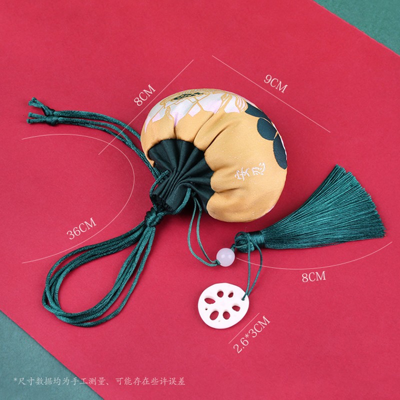 Festival del Barco del Dragón bolsita bolsa vacía bolsita de brocado bolsita bolsa vacía bolsita portátil estilo antiguo colgante de coche Festival del Barco del Dragón regalo