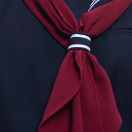 ✅手打领巾【玖一町】自制手打领巾 纯色三角巾 搭配水手服