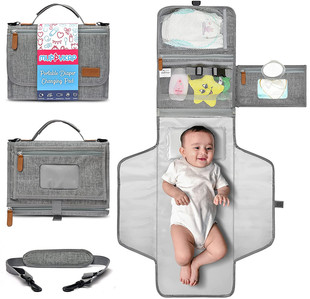 Cross-border new storage diaper pad tissue design easy to carry waterproof mat portable diaper bag storage bag
